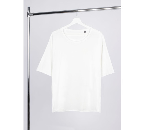 Футболка оверсайз унисекс Vozduh, молочно-белая