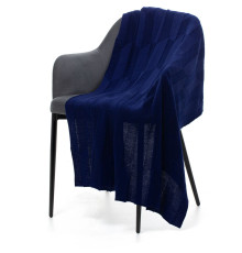 Плед Rombus, темно-синий (сапфир)