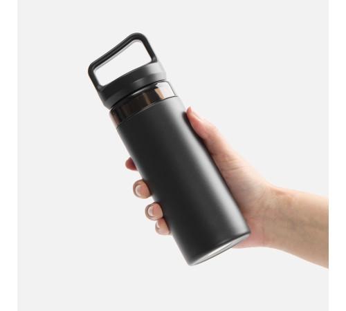 Термостакан Leval с ситечком, черный