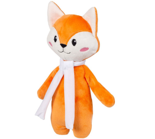 Мягкая игрушка Beastie Toys, лисенок с белым шарфом