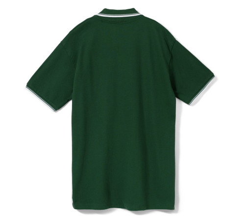 Рубашка поло мужская с контрастной отделкой Practice 270, зеленый/белый