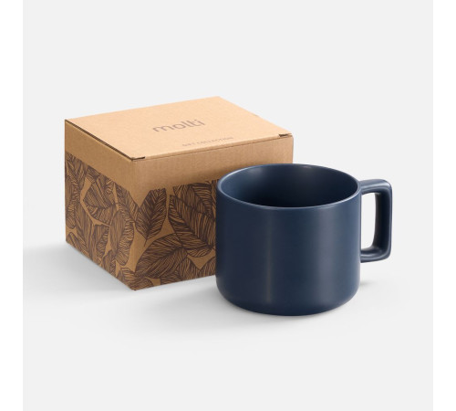 Чашка Jumbo в коробке матовая, темно-синяя