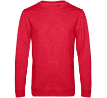 Свитшот унисекс Set In, красный меланж