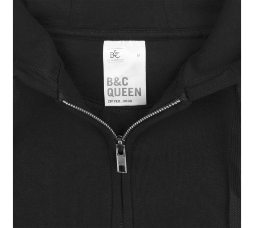 Толстовка на молнии с капюшоном женская Queen, темно-синяя