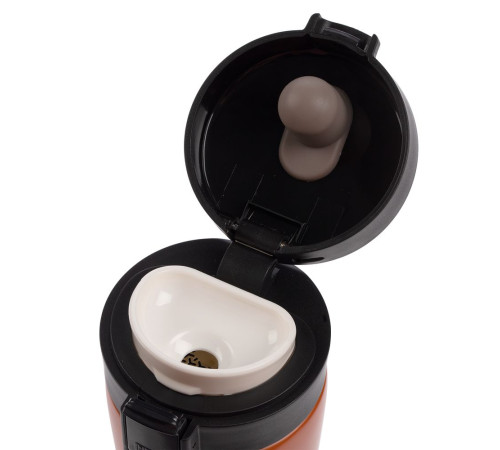 Термостакан с ситечком No Leak Infuser, оранжевый