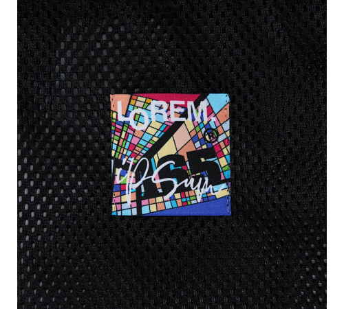 Лейбл тканевый Epsilon, L, белый