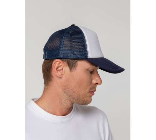Бейсболка Sunbreaker, темно-синяя с белым
