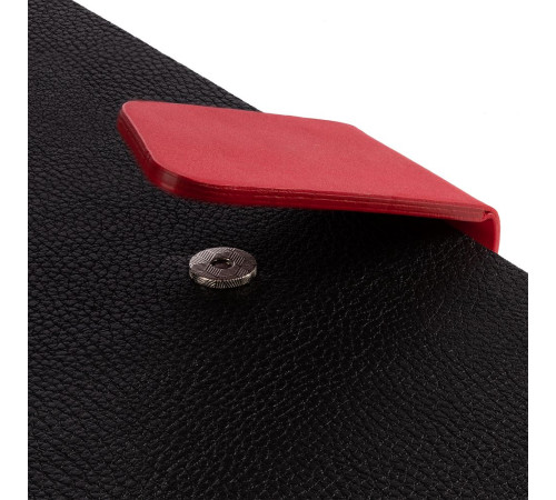 Ежедневник Boom, недатированный, черный с красным