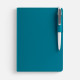 Ежедневник Tact, недатированный, бирюзовый
