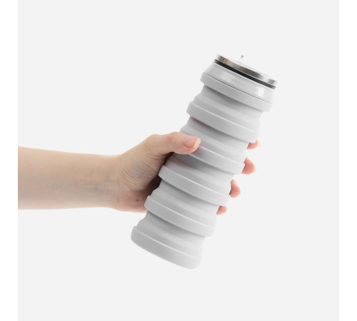 Складная бутылка для воды Folla, серая