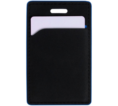 Чехол для пропуска Multimo, черный с синим