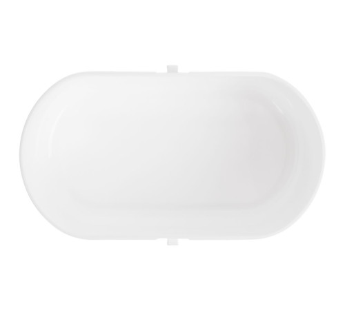 Ланчбокс Lunch Break, белый с черным