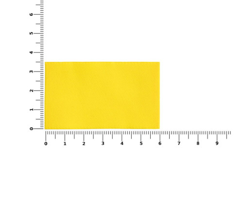 Лейбл тканевый Epsilon, M, желтый