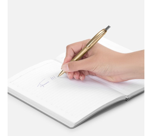 Ручка шариковая Bright Spark, золотистая