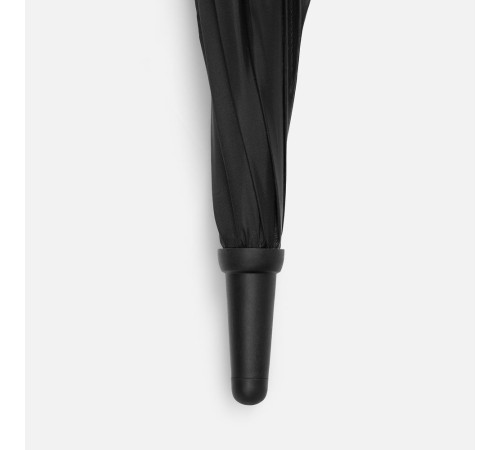 Зонт-трость Hidecolor с цветными спицами, черный с синим