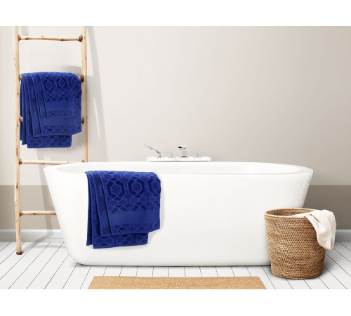 Полотенце Velin, большое, синее