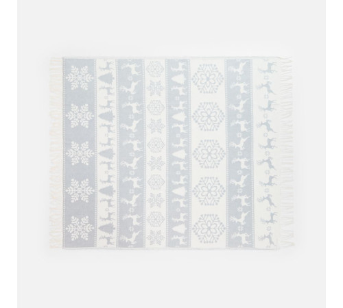 Плед «Скандинавия», серый