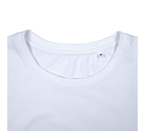 Футболка женская T-bolka Stretch Lady, белая (холодный оттенок)