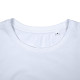 Футболка женская T-bolka Stretch Lady, белая (холодный оттенок)