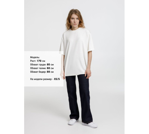Футболка оверсайз унисекс Lavinia, белая