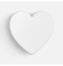 Джибитс из ПВХ «Сердце», белый
