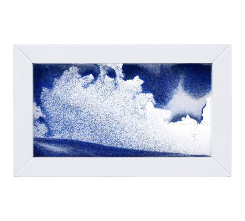 Песочная картина-антистресс Zenscape, белая с синим