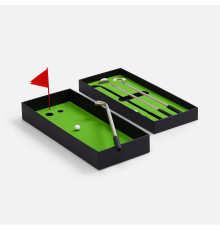 Настольный мини-гольф Golfink, черный с зеленым яблоком