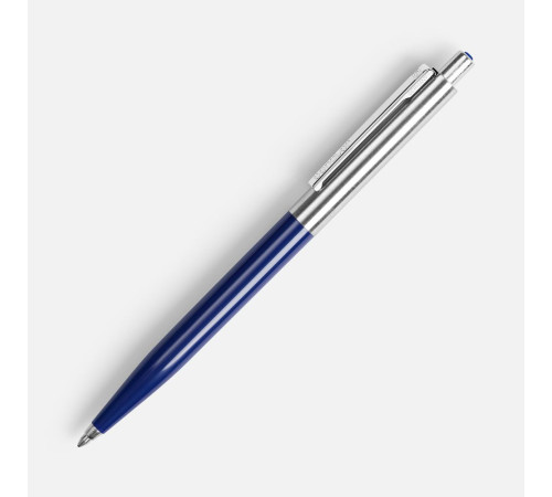 Ручка шариковая Senator Point Metal, ver.2, темно-синяя