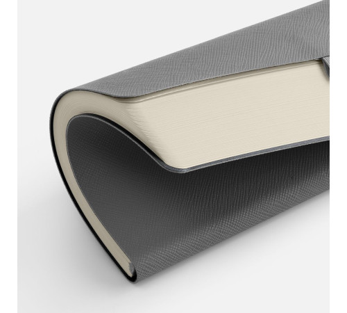 Ежедневник Lungo, недатированный, серый