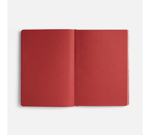 Ежедневник Doppio, недатированный, черный с красным