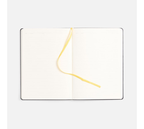 Ежедневник Flex Shall New, недатированный, темно-серый