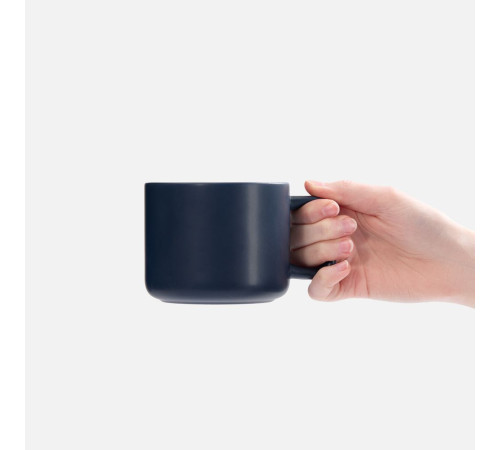 Чашка Jumbo в коробке матовая, темно-синяя