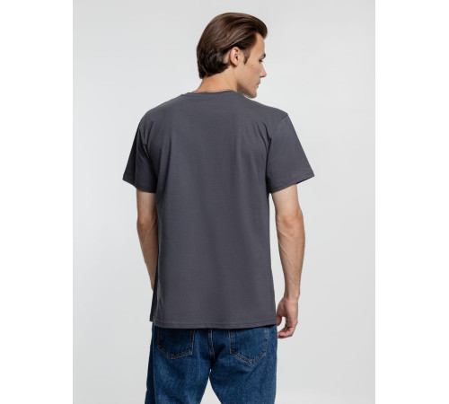 Футболка унисекс T-Bolka 160, темно-серая (графит)