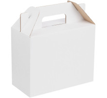 Коробка In Case S, ver.2, белая с крафтовым оборотом