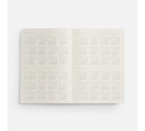 Ежедневник Urban Metal, недатированный, красный