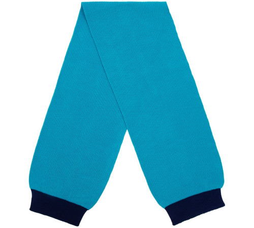 Шарф Snappy, бирюзовый с синим