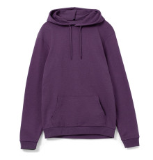 Толстовка с капюшоном унисекс Hoodie, фиолетовый меланж