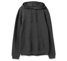 Толстовка с капюшоном унисекс Hoodie, серый меланж (антрацит)