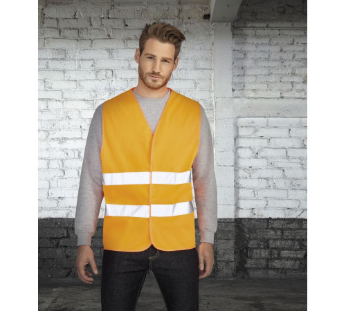 Жилет светоотражающий Secure Pro, оранжевый неон