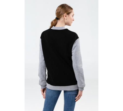 Бомбер College, молочно-белый