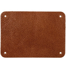 Лейбл кожаный Beta, XL, горчичный