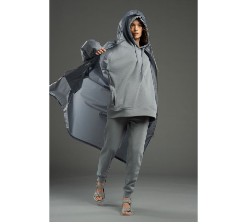 Худи унисекс H2, серое