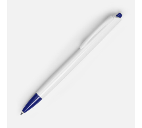 Ручка шариковая Tick, белая с синим
