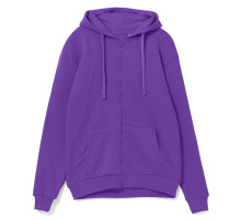 Толстовка на молнии с капюшоном Siverga Heavy 2.0, фиолетовая