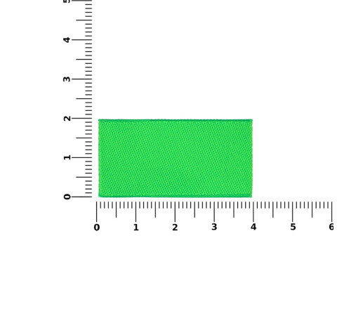 Лейбл тканевый Epsilon, XXS, зеленый неон