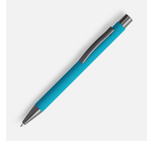 Ручка шариковая Atento Soft Touch, бирюзовая