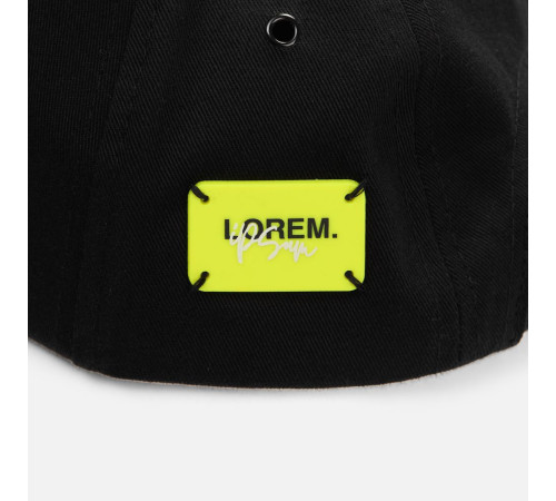 Лейбл из ПВХ Kreta, S, желтый неон