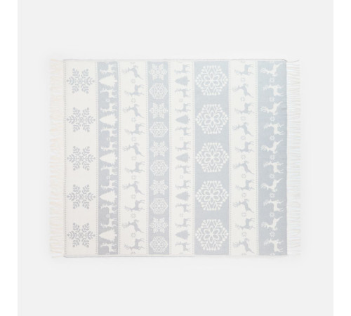 Плед «Скандинавия», серый