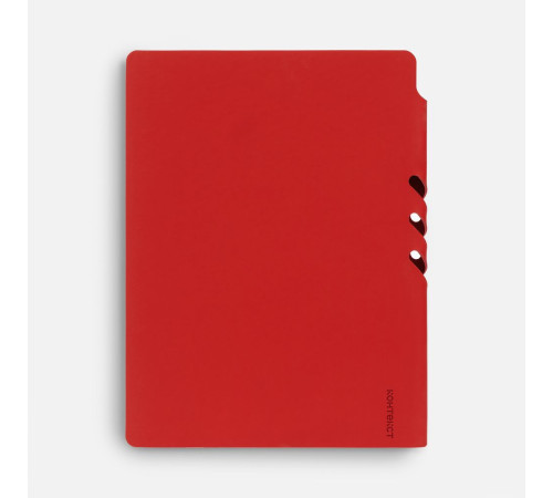 Ежедневник Flexpen Shall, недатированный, красный