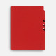 Ежедневник Flexpen Shall, недатированный, красный
